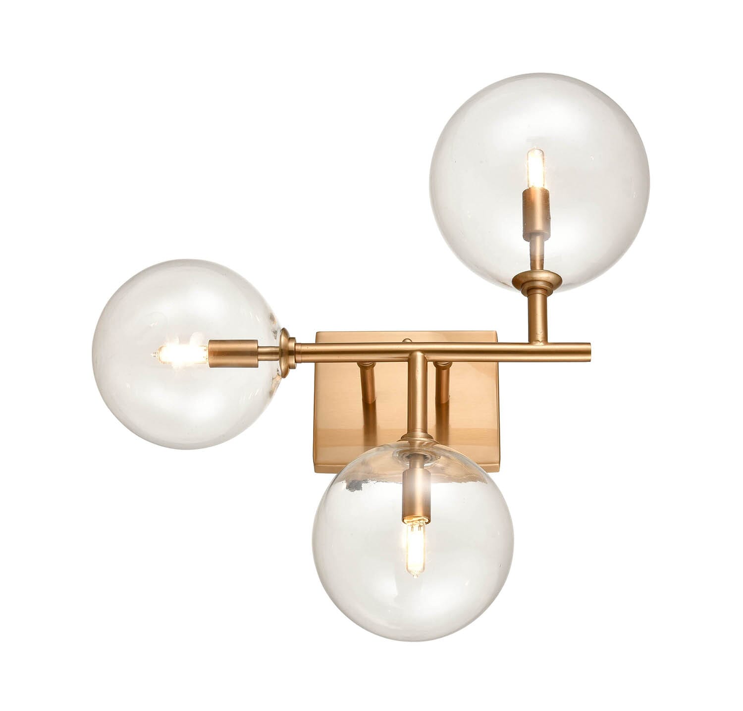 Three Light Wall Sconce