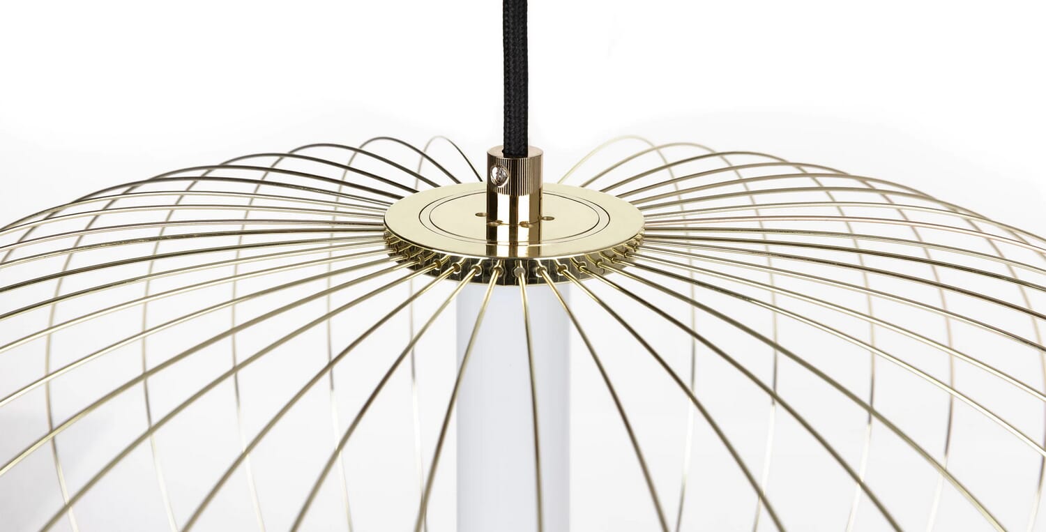 Delano LED Chandelier in Gold