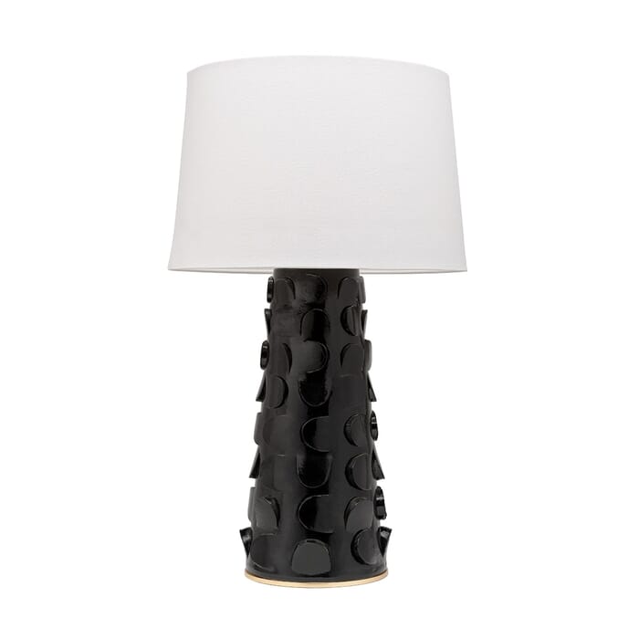 Mitzi Naomi 27" Table Lamp in Black and Gold Leaf Mitzi Naomi 27" Table Lamp in Black and Gold Leaf