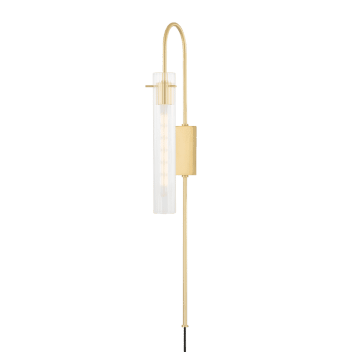 Mitzi Nettie Wall Sconce in Aged Brass Mitzi Nettie Wall Sconce in Aged Brass