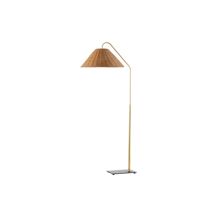 Mitzi Lauren Floor Lamp in Aged Brass Mitzi Lauren Floor Lamp in Aged Brass