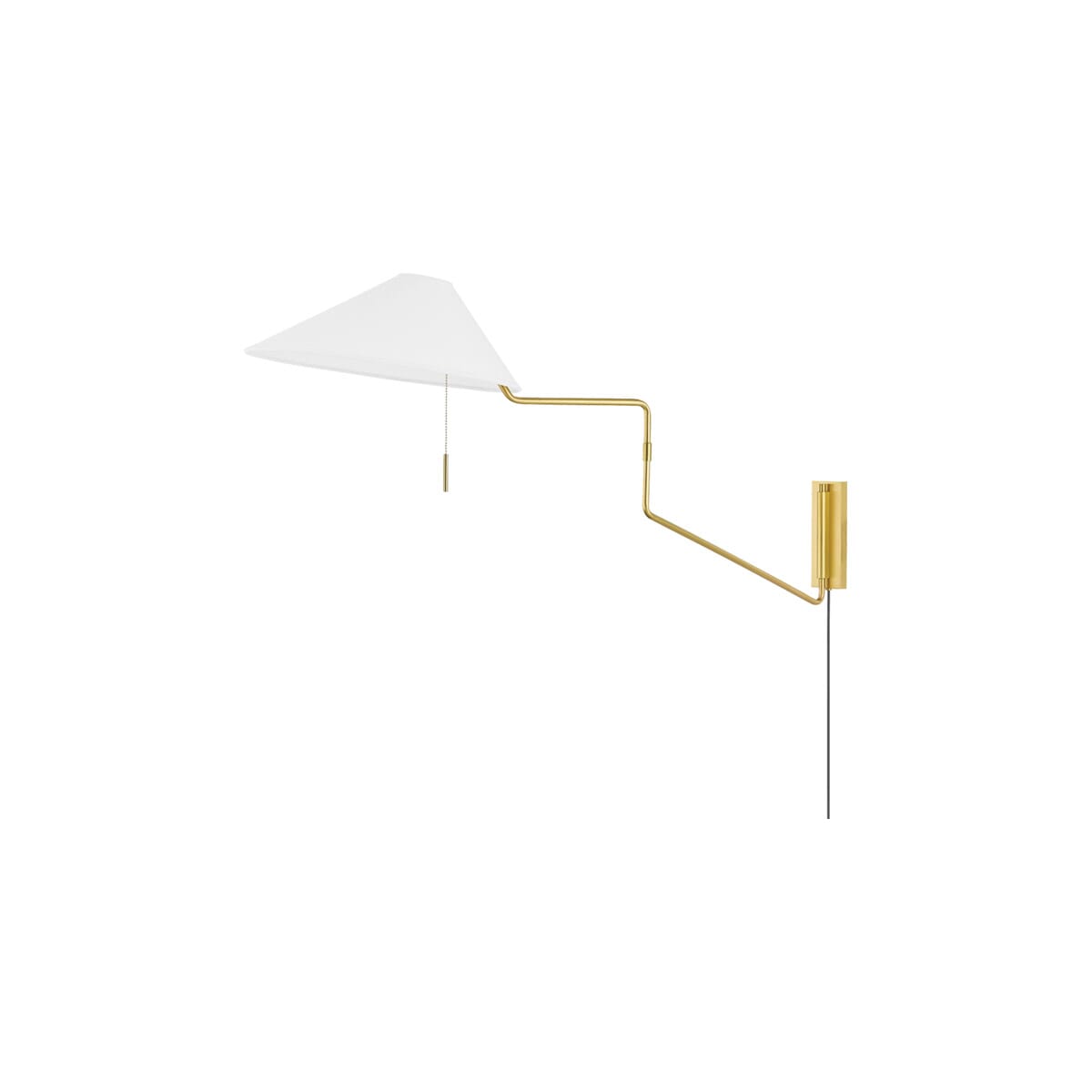 Mitzi Aisa Wall Sconce in Aged Brass