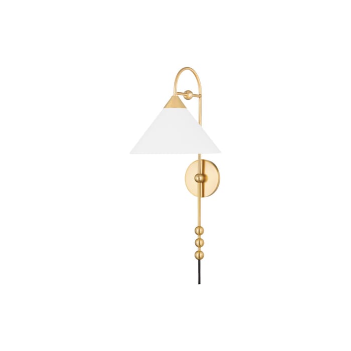 Mitzi Sang Wall Sconce in Aged Brass Mitzi Sang Wall Sconce in Aged Brass
