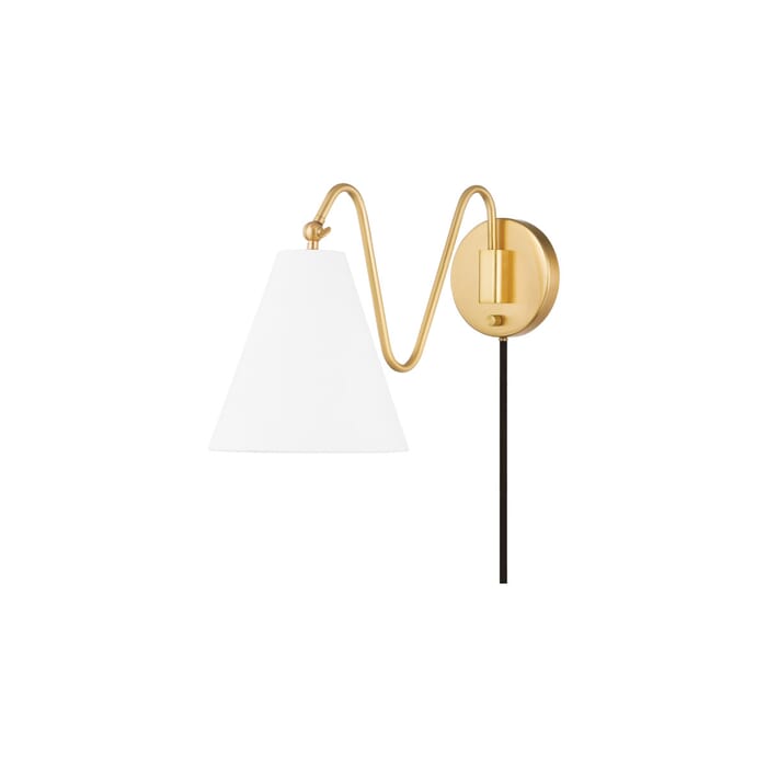 Mitzi Onda Wall Sconce in Aged Brass Mitzi Onda Wall Sconce in Aged Brass