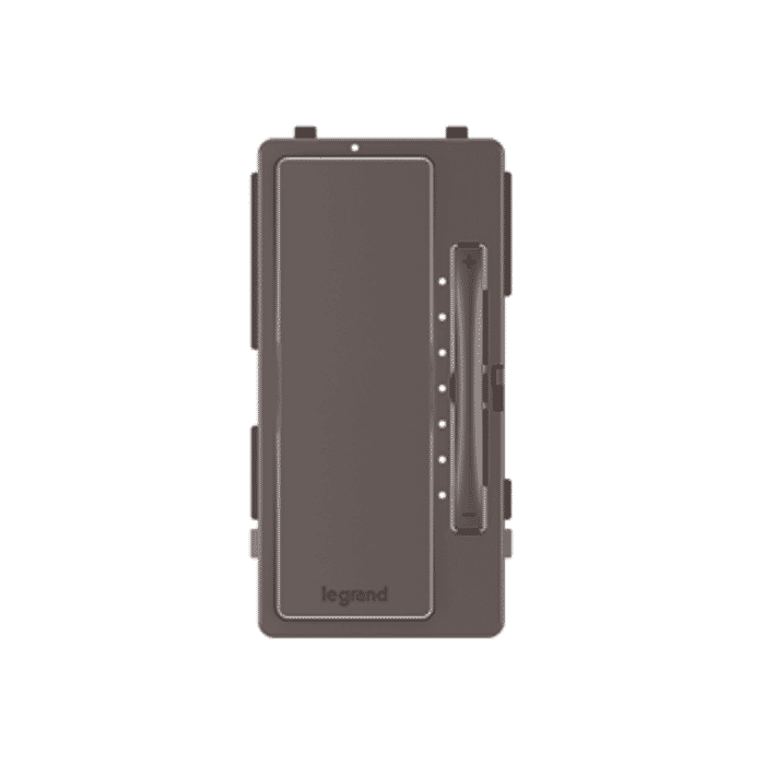 LeGrand Radiant Multi-Location Dimmer Interchangeable Face Plate in Brown LeGrand Radiant Multi-Location Dimmer Interchangeable Face Plate in Brown