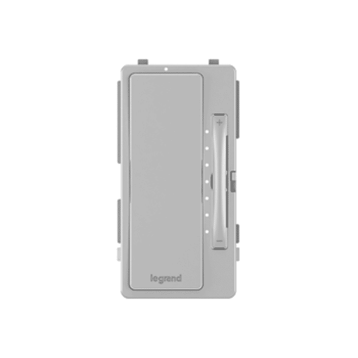 LeGrand Radiant Multi-Location Dimmer Interchangeable Face Plate in Gray LeGrand Radiant Multi-Location Dimmer Interchangeable Face Plate in Gray
