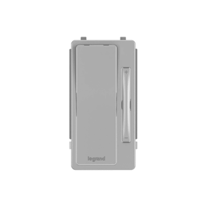 LeGrand Radiant Multi-Location Remote Dimmer Interchangeable Face Plate in Gray LeGrand Radiant Multi-Location Remote Dimmer Interchangeable Face Plate in Gray