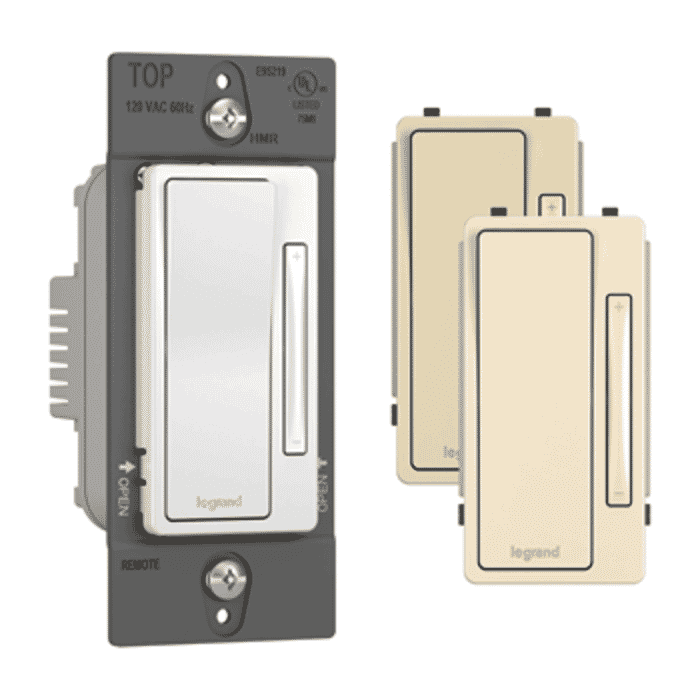 LeGrand Radiant Multi-Location Remote Single Pole- 3 Way in Tri-Color LeGrand Radiant Multi-Location Remote Single Pole- 3 Way in Tri-Color