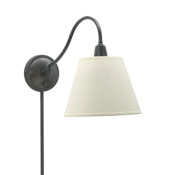 House of Troy Hyde Park Wall Lamp Oil Rubbed Bronze w/White Linen Shade