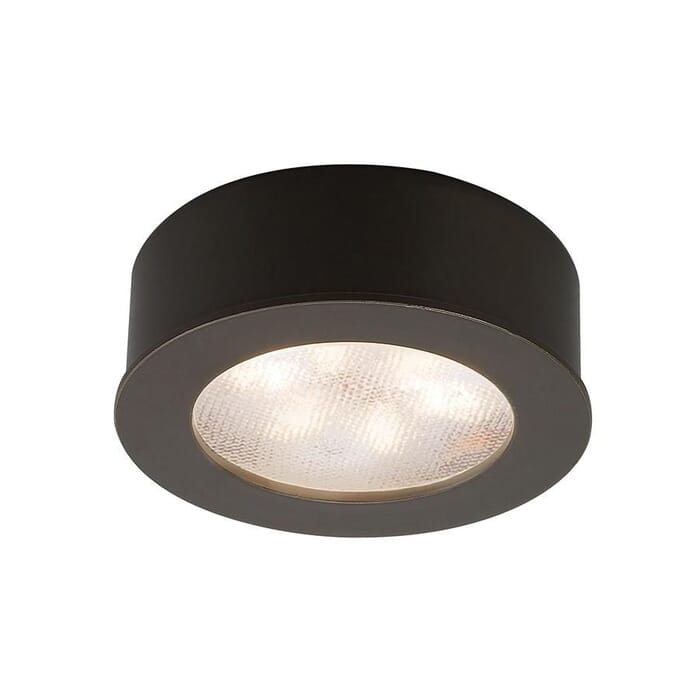 WAC Lighting Round LED 24V Button Light 1-Light in Dark Bronze WAC Lighting Round LED 24V Button Light 1-Light in Dark Bronze