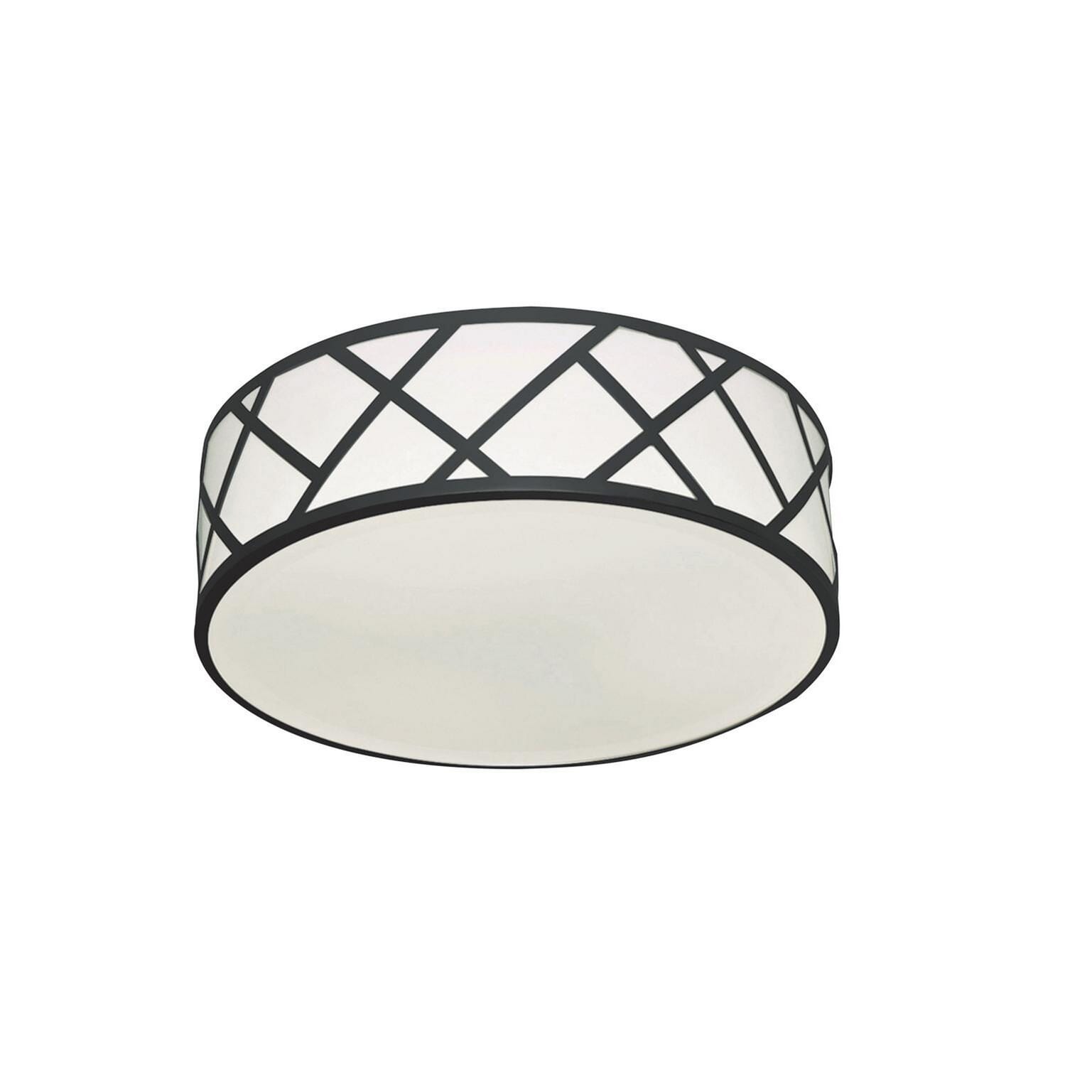 Haven LED Flush Mount in Black