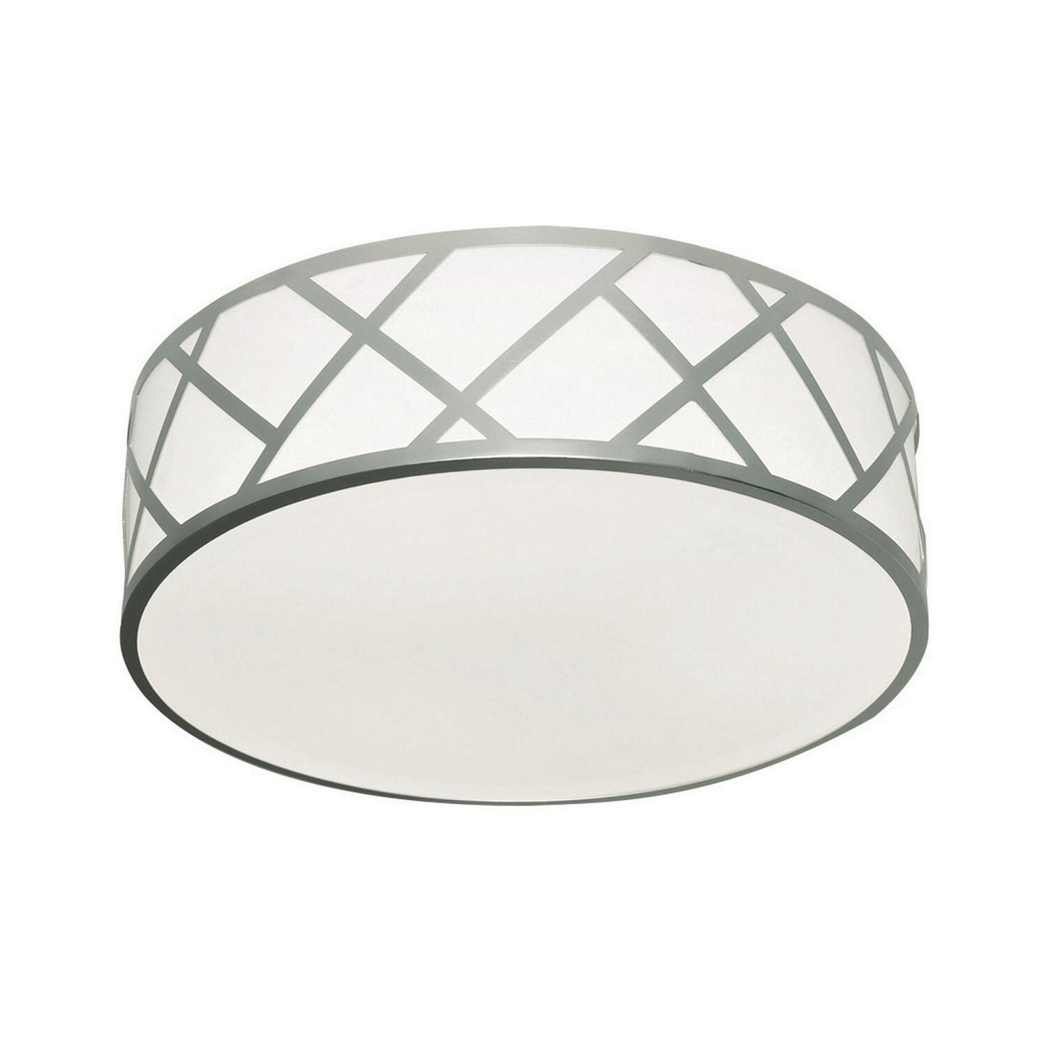 Haven LED Flush Mount in Satin Nickel