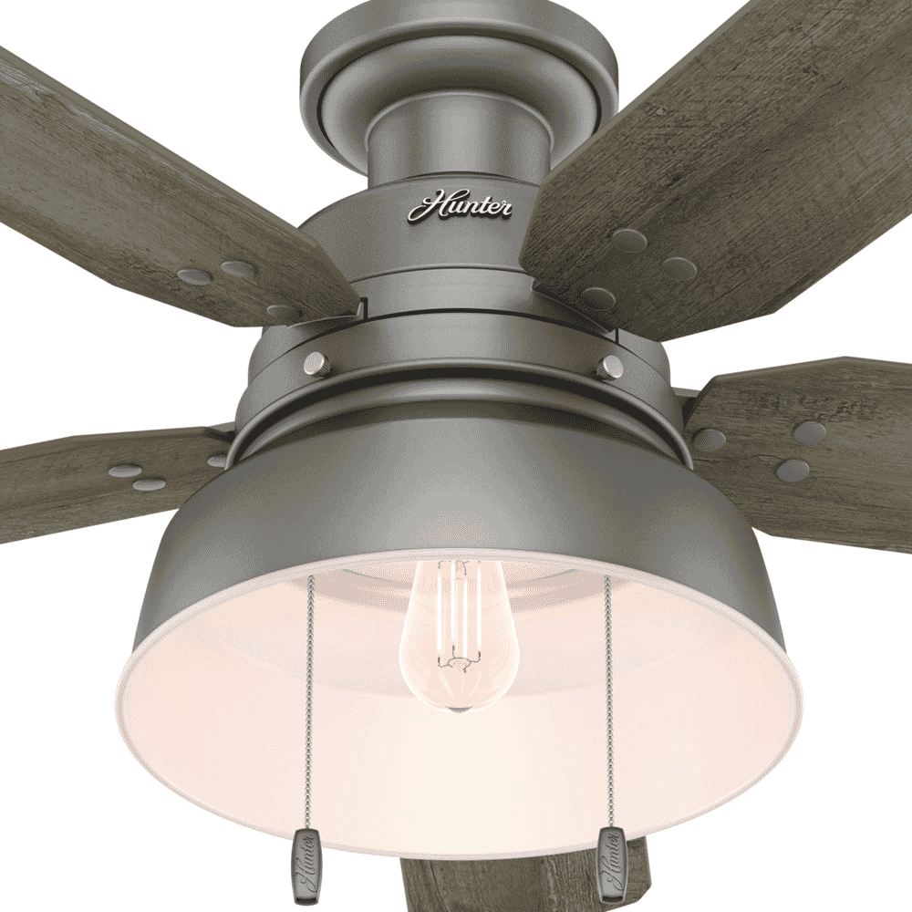 Hunter 59311 Mill Valley 52" LED Ceiling Fan in Brushed Nickel/Chrome