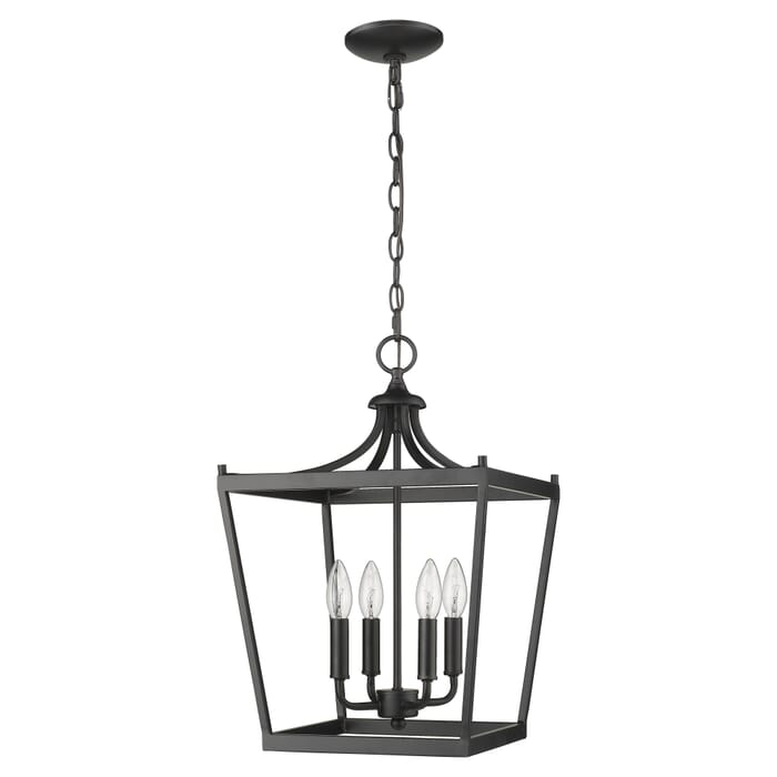 Acclaim Kennedy 4-Light Chandelier in Matte Black Acclaim Kennedy 4-Light Chandelier in Matte Black