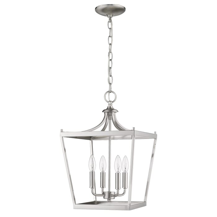 Acclaim Kennedy 4-Light Chandelier in Satin Nickel Acclaim Kennedy 4-Light Chandelier in Satin Nickel