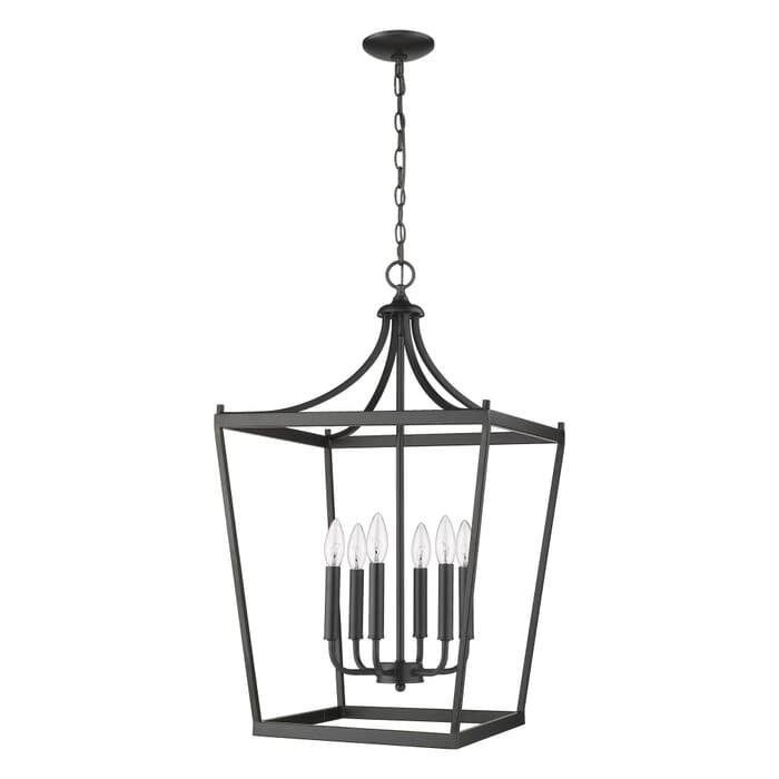 Acclaim Kennedy 6-Light Chandelier in Matte Black Acclaim Kennedy 6-Light Chandelier in Matte Black