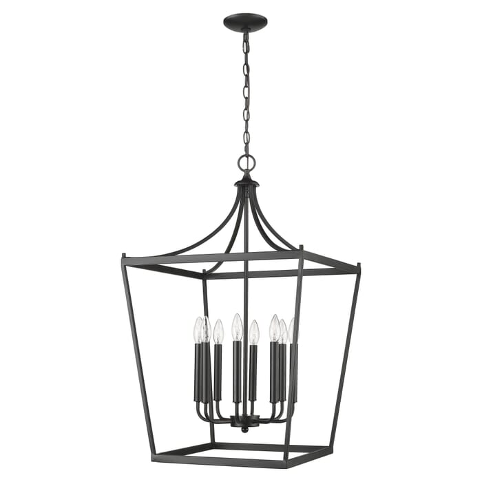 Acclaim Kennedy 8-Light Chandelier in Matte Black Acclaim Kennedy 8-Light Chandelier in Matte Black