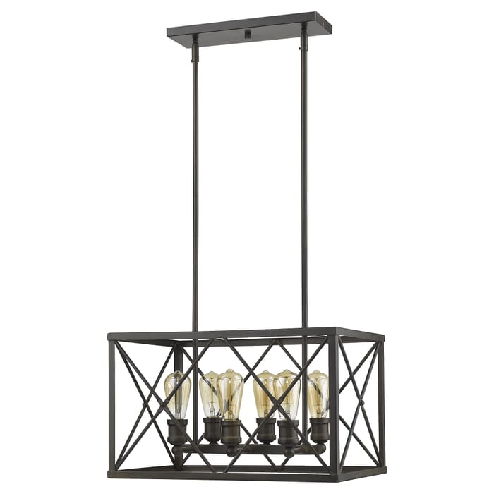 Acclaim Brooklyn 6-Light Pendant Light in Oil-Rubbed Bronze Acclaim Brooklyn 6-Light Pendant Light in Oil-Rubbed Bronze