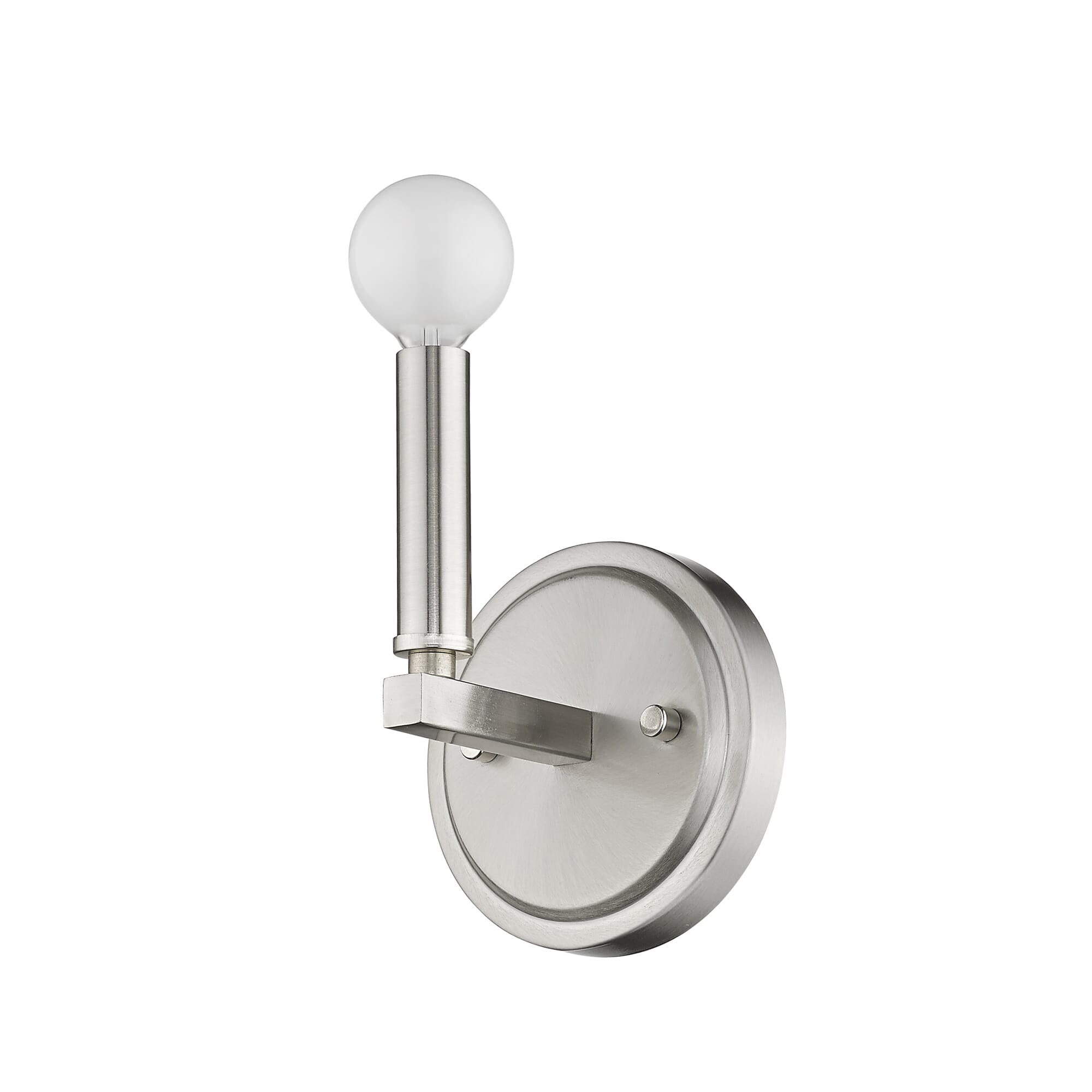 Photos - Chandelier / Lamp ADA Acclaim Lighting Satin Nickel One Light Wall Sconce from the Sawyer Collection IN41153SN 
