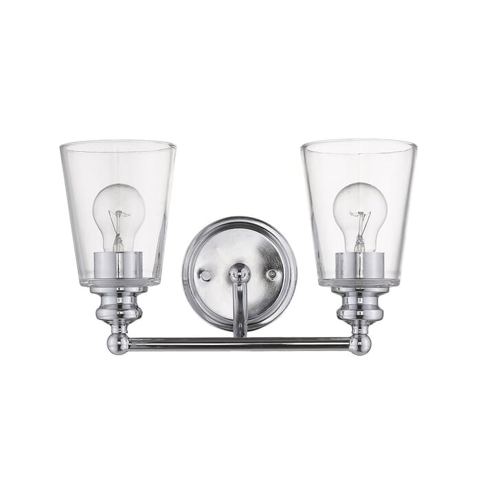 Acclaim Ceil 2-Light Bathroom Vanity Light in Chrome Acclaim Ceil 2-Light Bathroom Vanity Light in Chrome