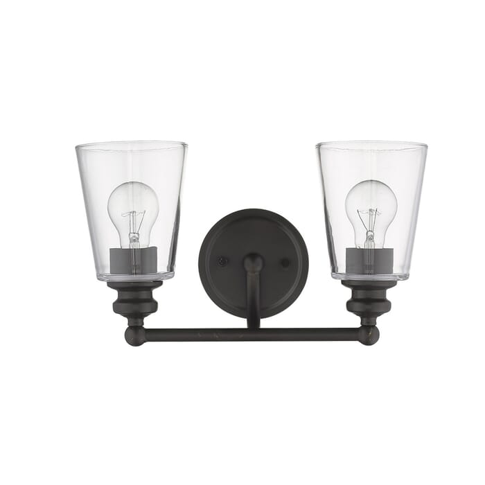 Acclaim Ceil 2-Light Bathroom Vanity Light in Oil-Rubbed Bronze Acclaim Ceil 2-Light Bathroom Vanity Light in Oil-Rubbed Bronze