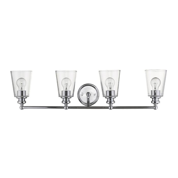 Acclaim Ceil 4-Light Bathroom Vanity Light in Chrome Acclaim Ceil 4-Light Bathroom Vanity Light in Chrome