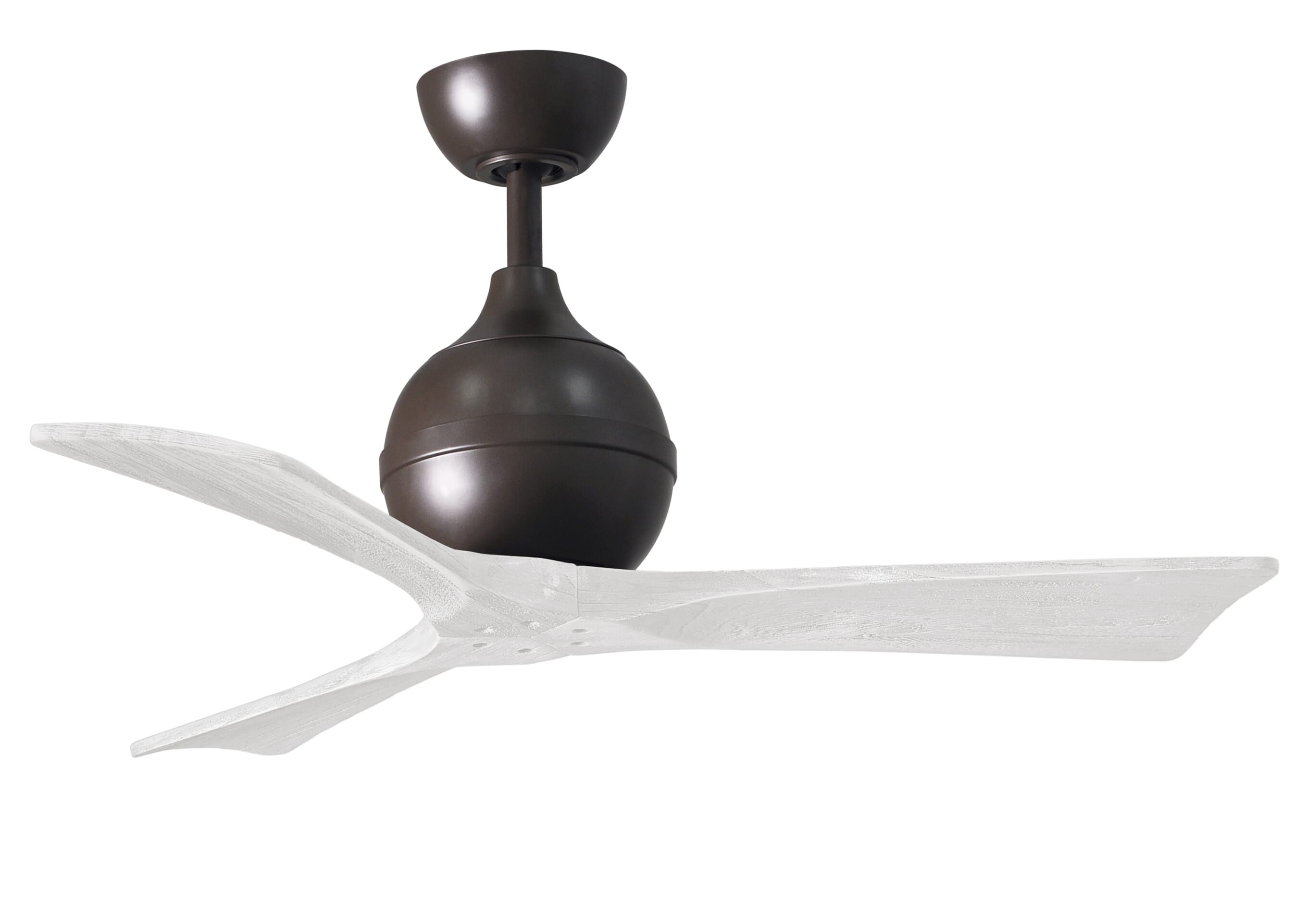 Irene 6-Speed DC 42" Ceiling Fan in Textured Bronze with Matte White blades