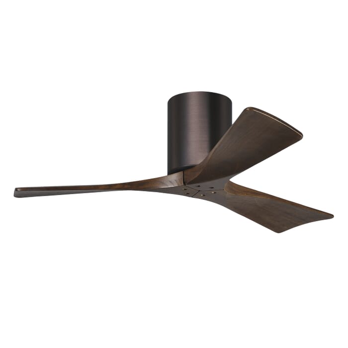 Irene 6-Speed DC 42" Ceiling Fan in Brushed Bronze with Walnut blades Irene 6-Speed DC 42" Ceiling Fan in Brushed Bronze with Walnut blades