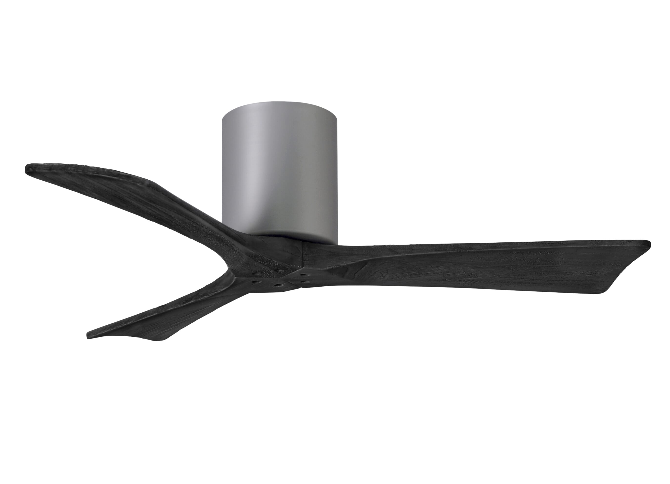 Irene 6-Speed DC 42" Ceiling Fan in Brushed Nickel with Matte Black blades