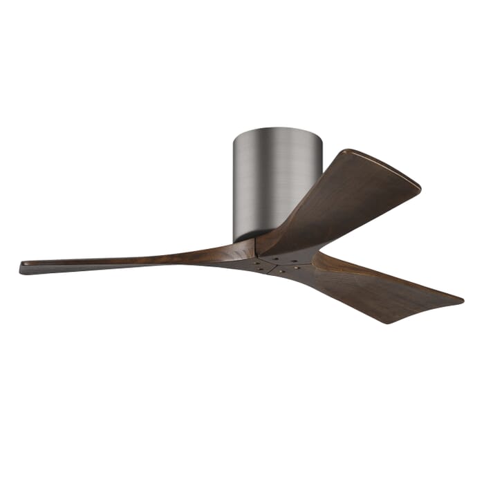 Irene 6-Speed DC 42" Ceiling Fan in Brushed Pewter with Walnut blades Irene 6-Speed DC 42" Ceiling Fan in Brushed Pewter with Walnut blades