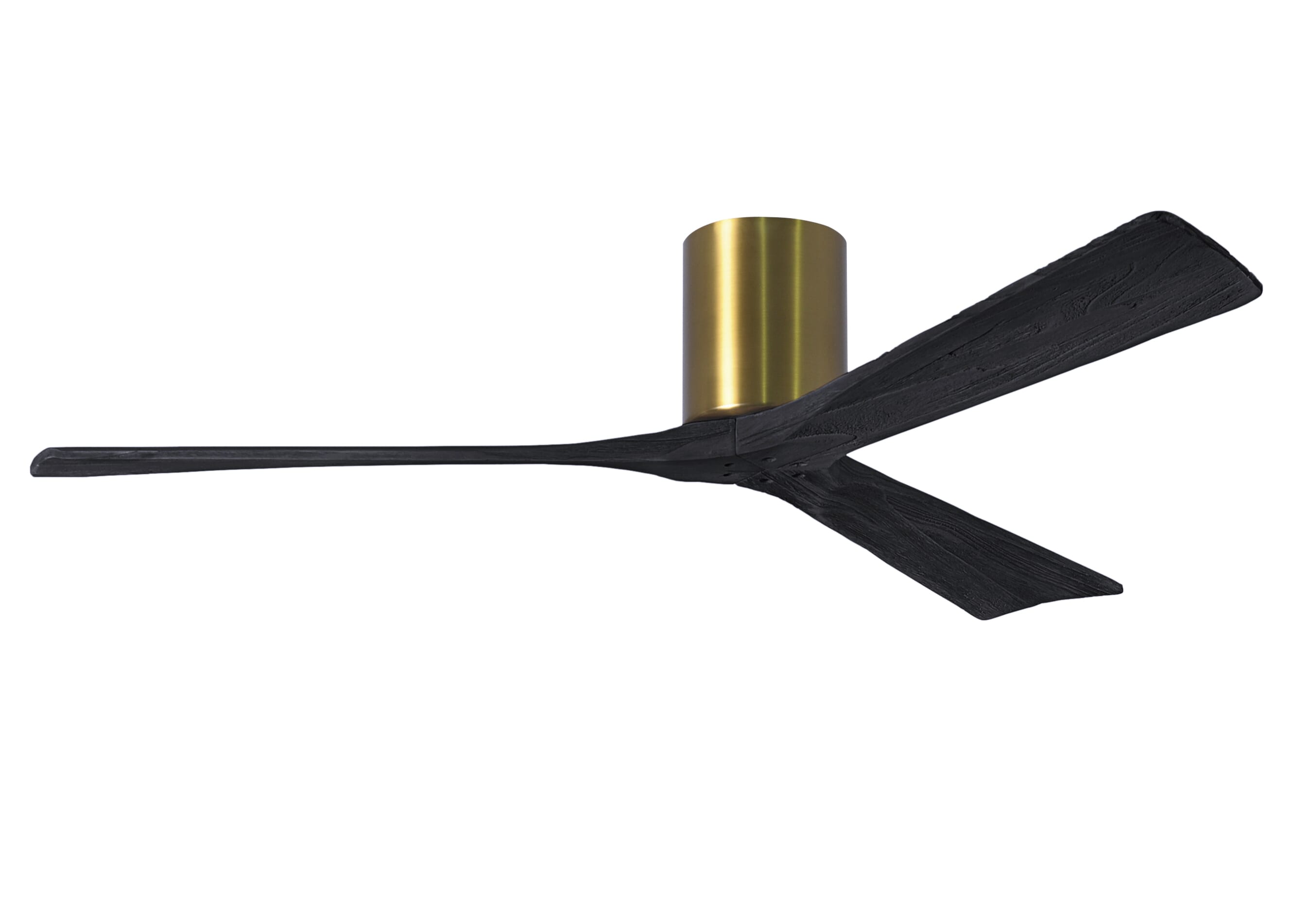 Irene 6-Speed DC 60" Ceiling Fan in Brushed Brass with Matte Black blades