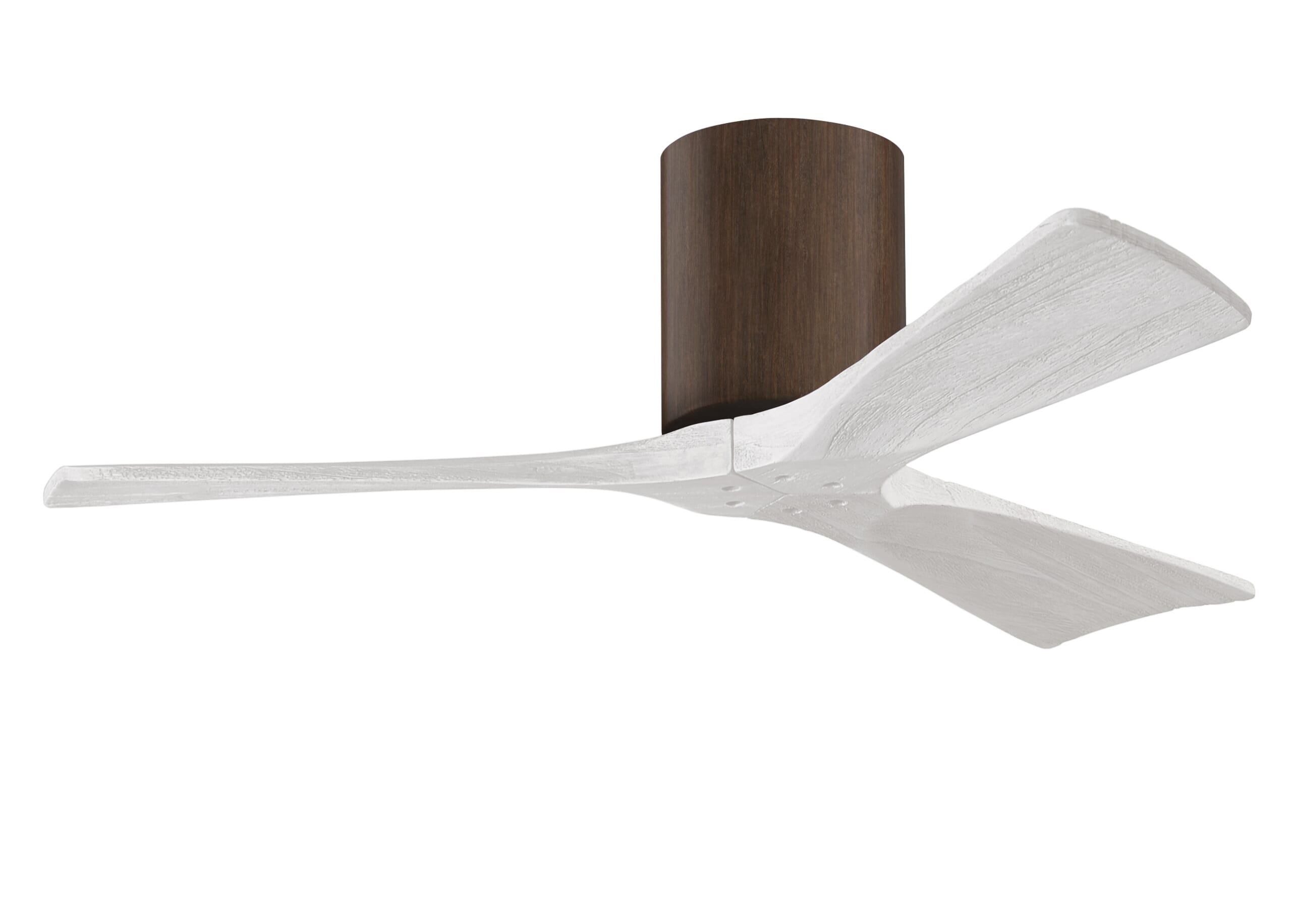 Irene 6-Speed DC 42" Ceiling Fan in Walnut with Matte White blades