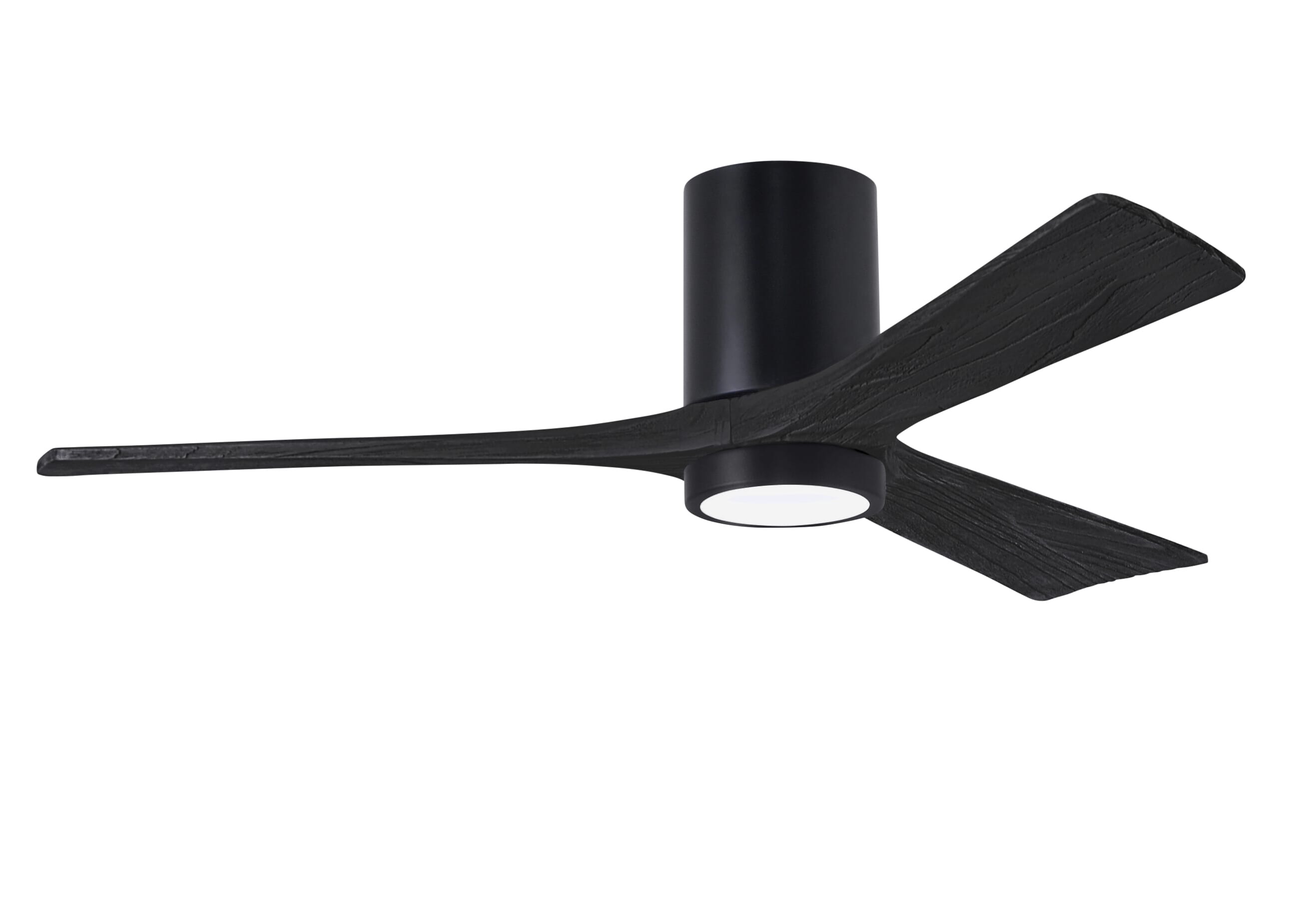 Irene 6-Speed DC 52" Ceiling Fan w/ Integrated Light Kit in Matte Black with Matte Black blades