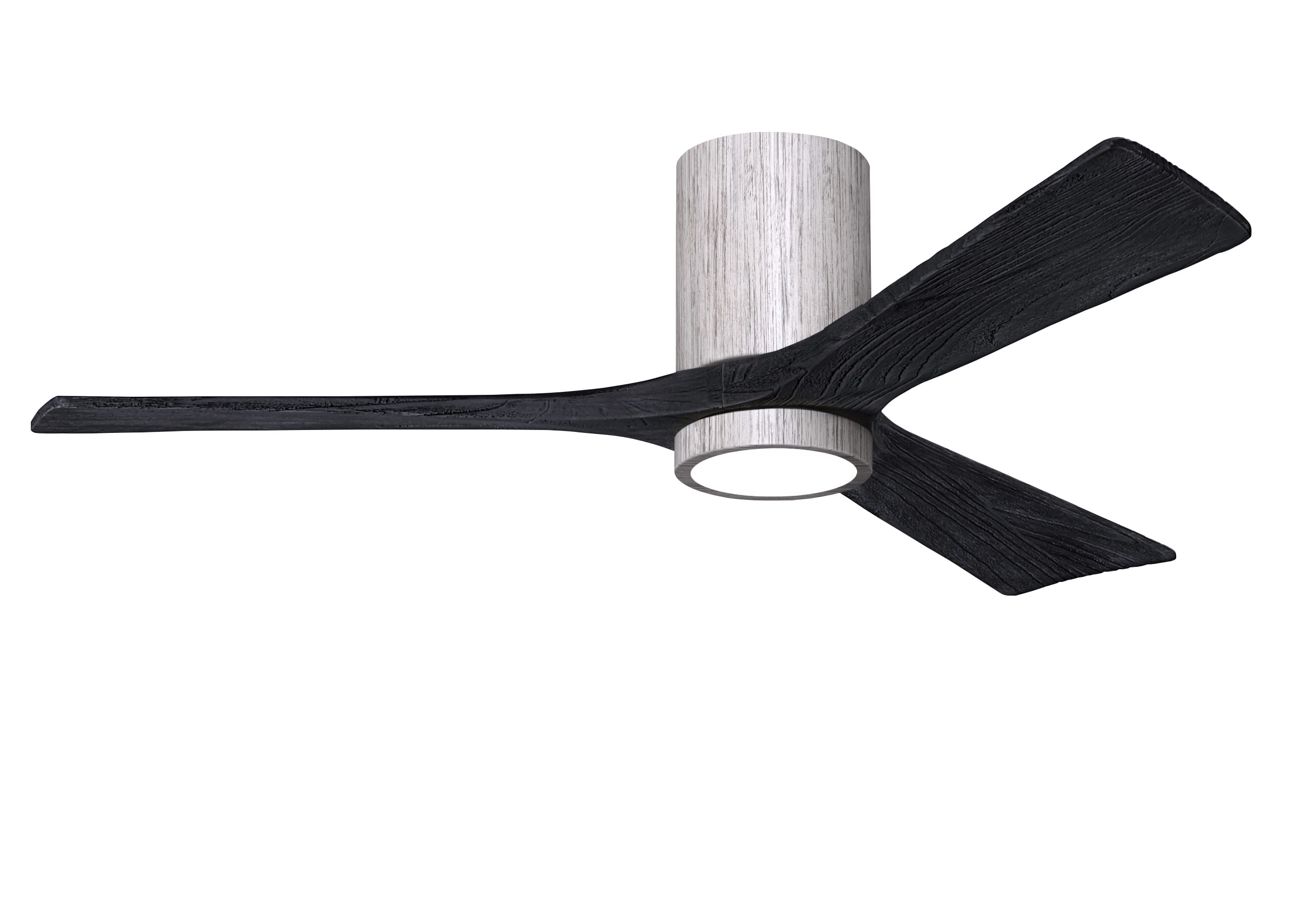 Irene 6-Speed DC 52" Ceiling Fan w/ Integrated Light Kit in Barn Wood Tone with Matte Black blades