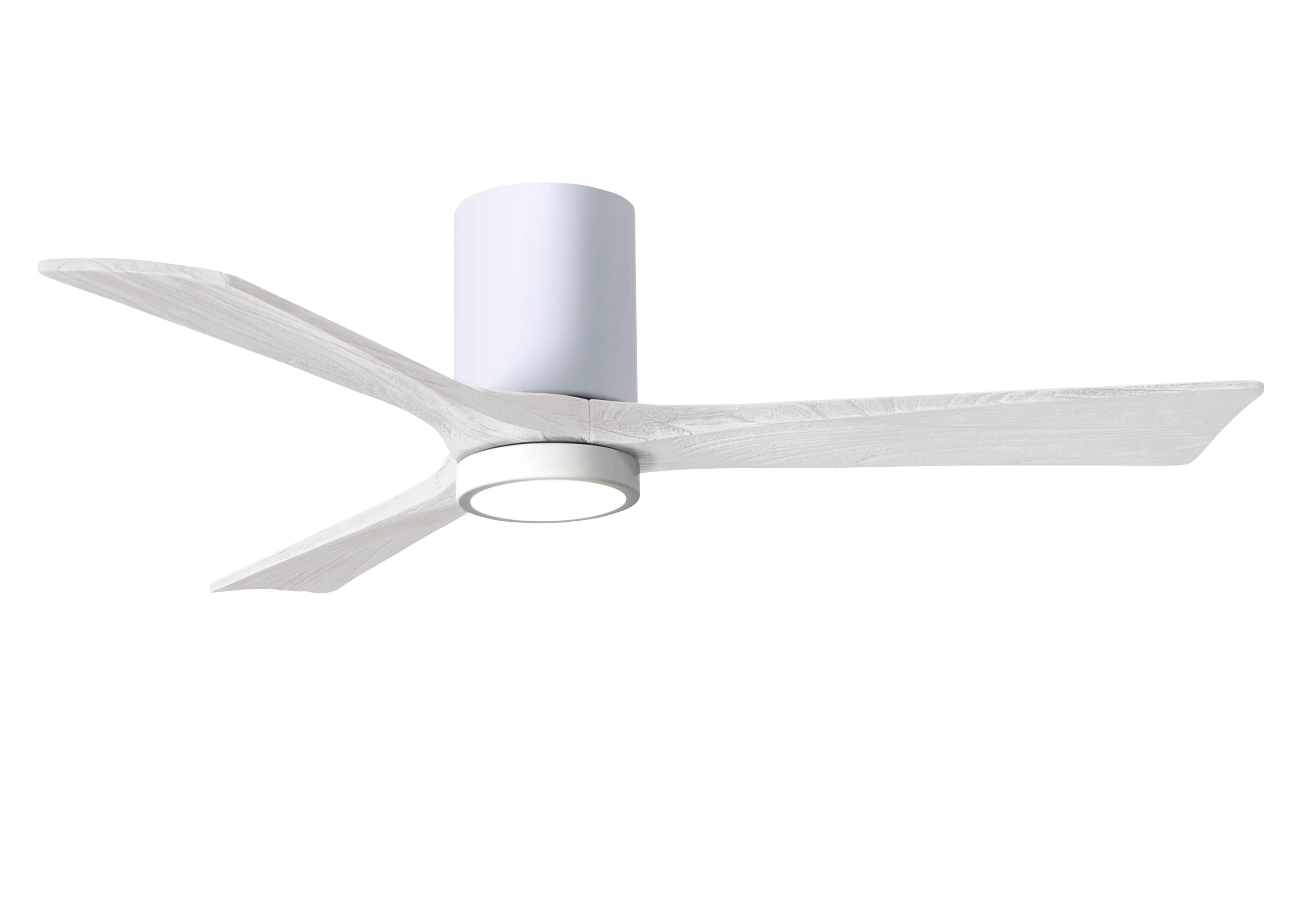 Irene 6-Speed DC 52" Ceiling Fan w/ Integrated Light Kit in White with Matte White blades