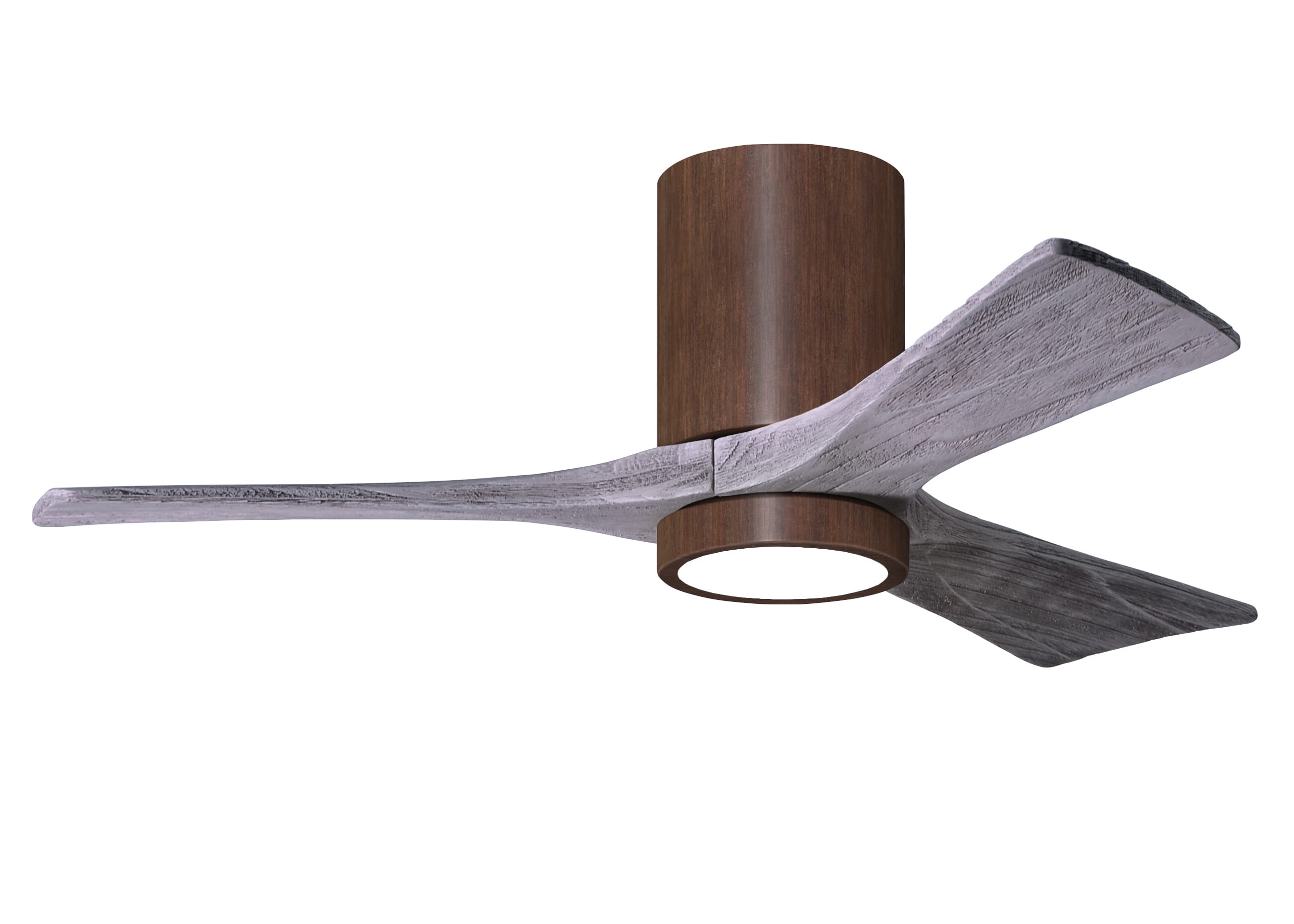 Irene 6-Speed DC 42" Ceiling Fan w/ Integrated Light Kit in Walnut Tone with Barnwood Tone blades