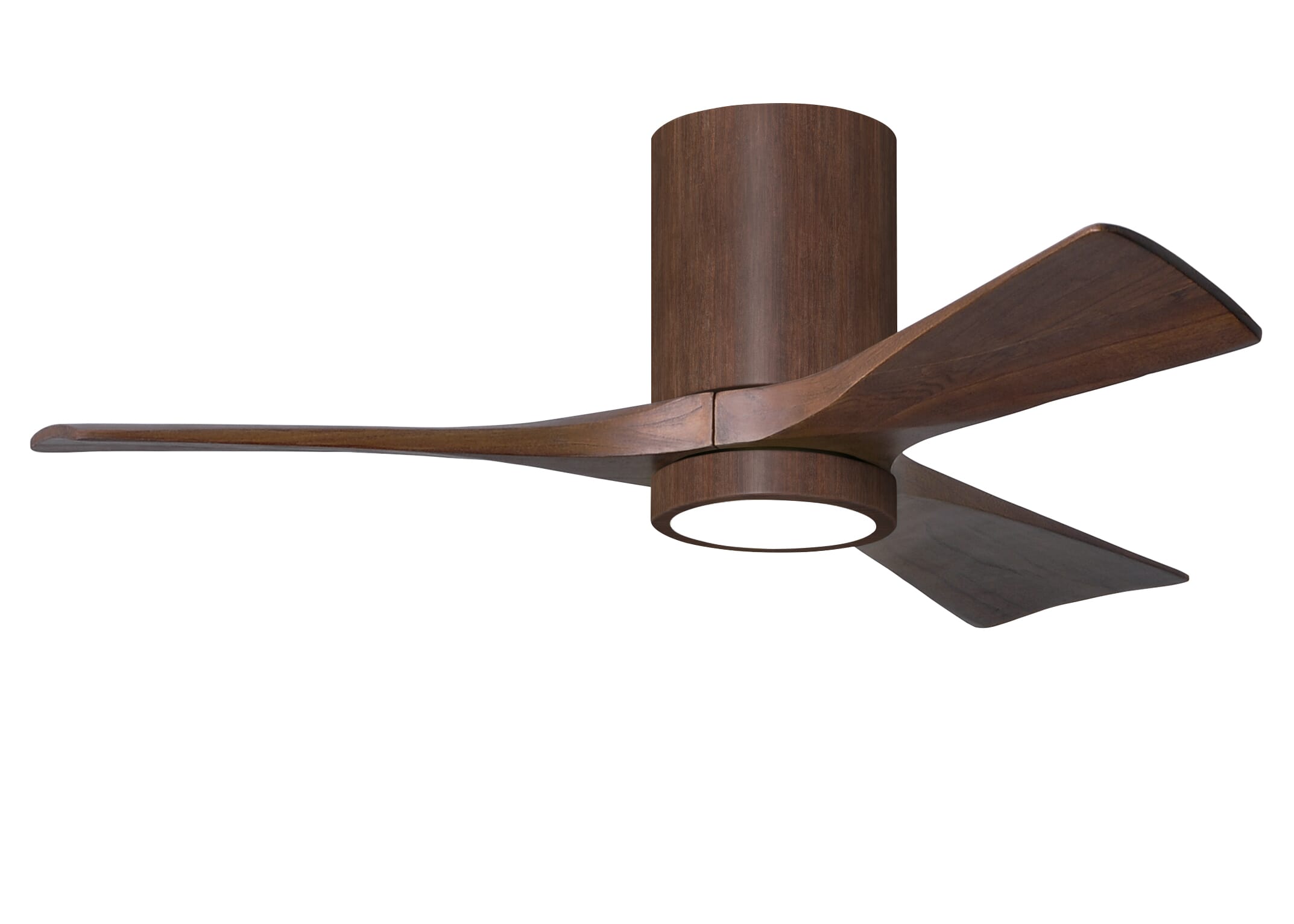 Irene 6-Speed DC 42" Ceiling Fan w/ Integrated Light Kit in Walnut Tone with Walnut Tone blades