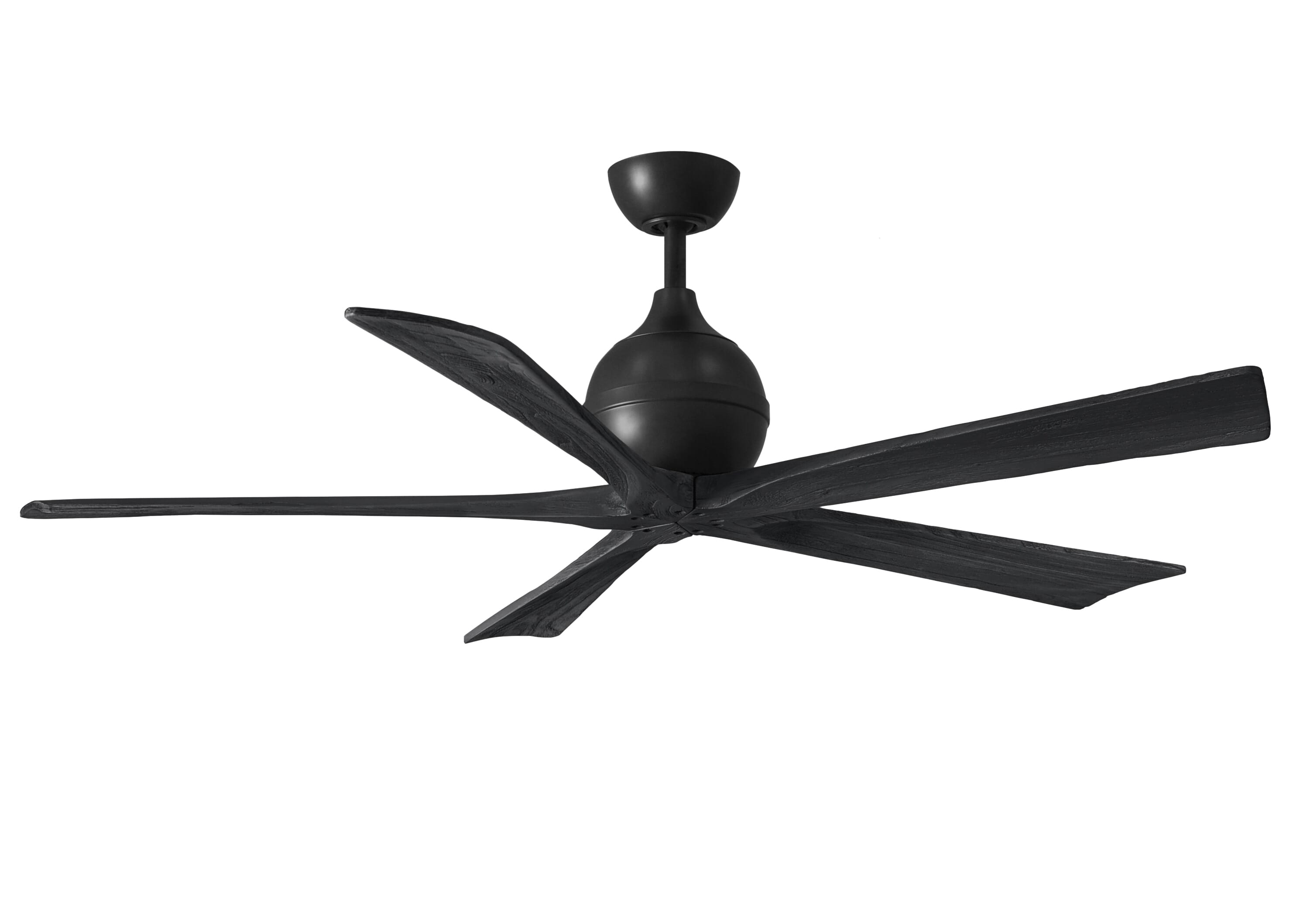 Irene 6-Speed DC 60" Ceiling Fan in Matte Black with Matte Black blades