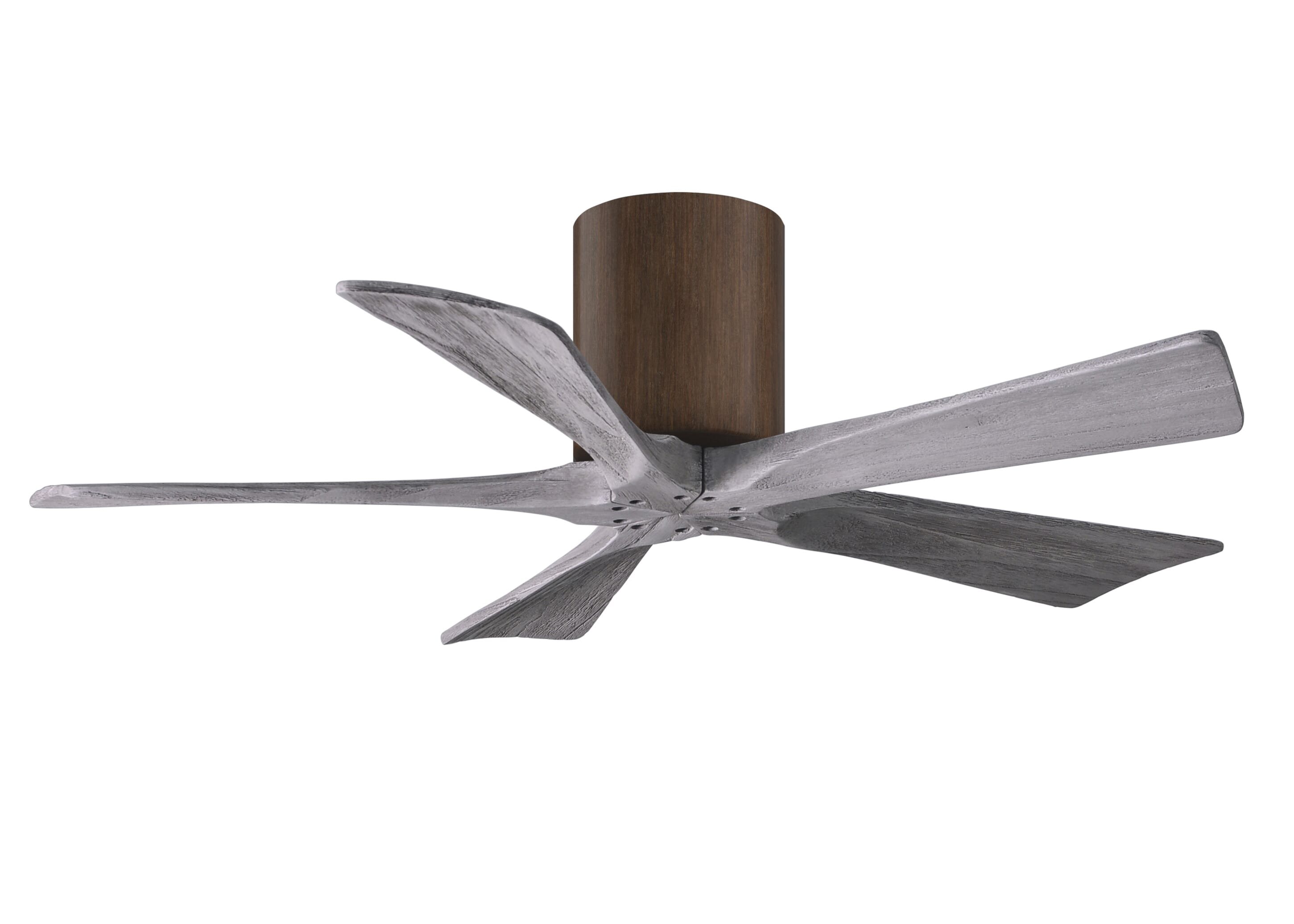 Irene 6-Speed DC 42" Ceiling Fan in Walnut tone with Barnwood Tone blades