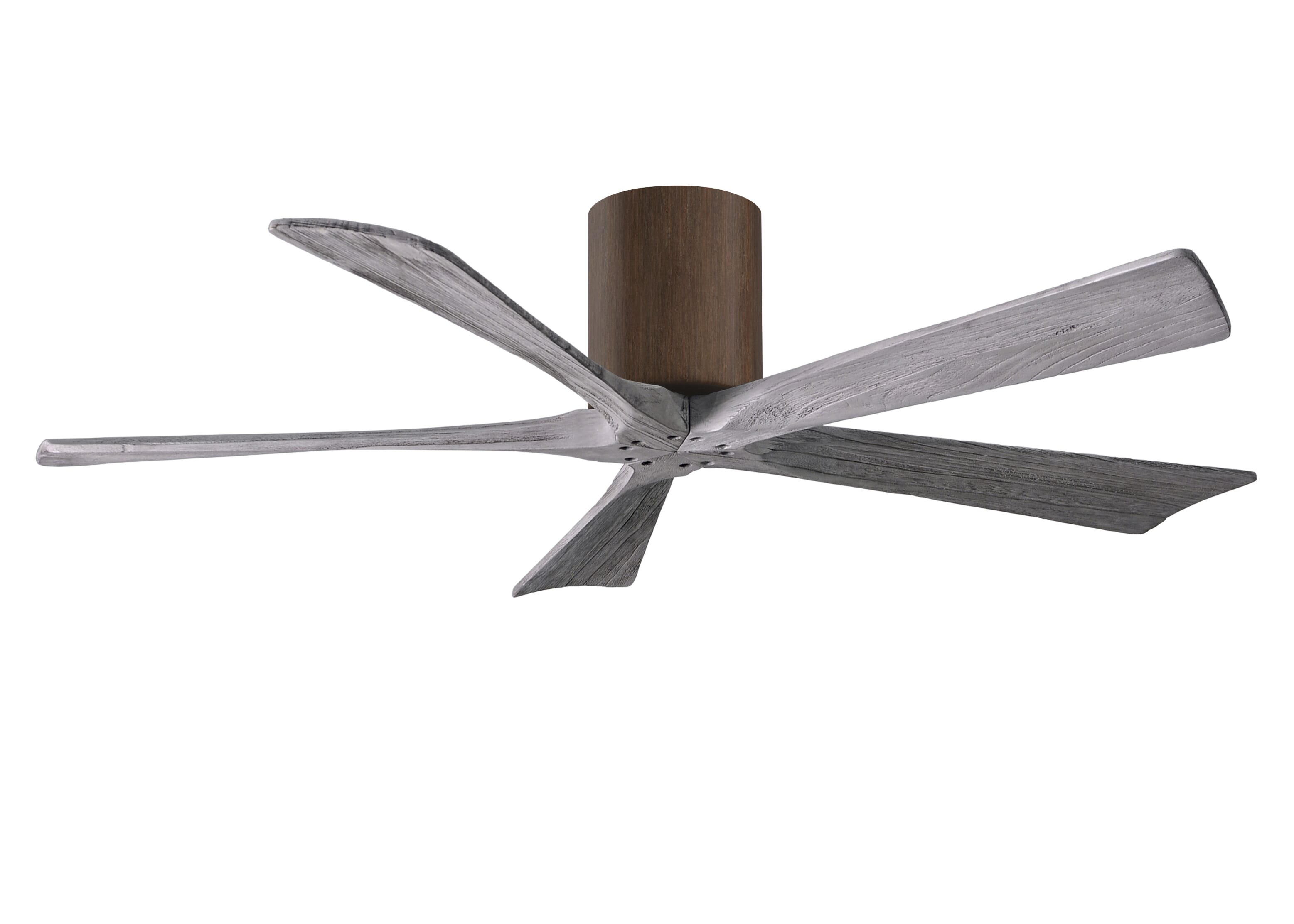 Irene 6-Speed DC 52" Ceiling Fan in Walnut tone with Barnwood Tone blades