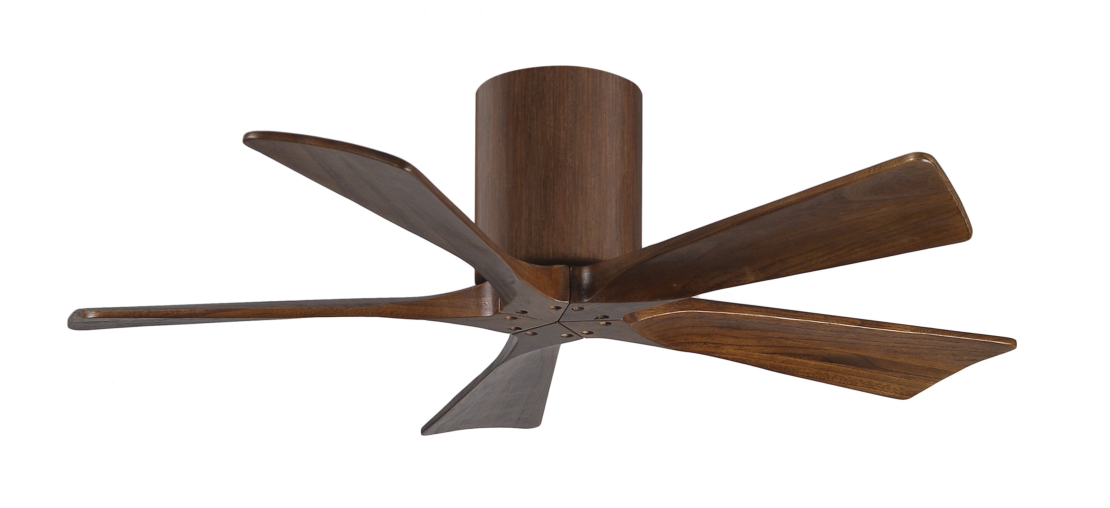 Irene 6-Speed DC 42" Ceiling Fan in Walnut tone with Walnut blades