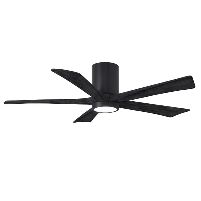 Irene 6-Speed DC 52" Ceiling Fan with Integrated Light Kit in Matte Black with Matte Black blades Irene 6-Speed DC 52" Ceiling Fan with Integrated Light Kit in Matte Black with Matte Black blades