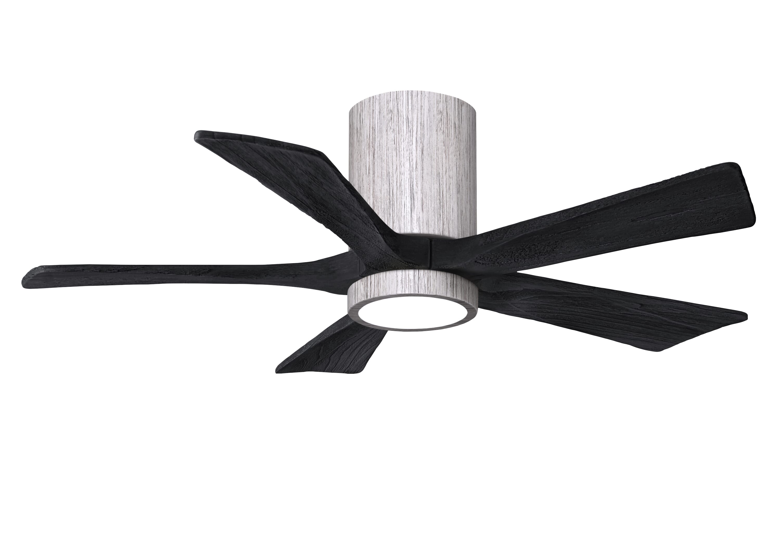 Irene 6-Speed DC 42" Ceiling Fan w/ Integrated Light Kit in Barnwood Tone with Matte Black blades