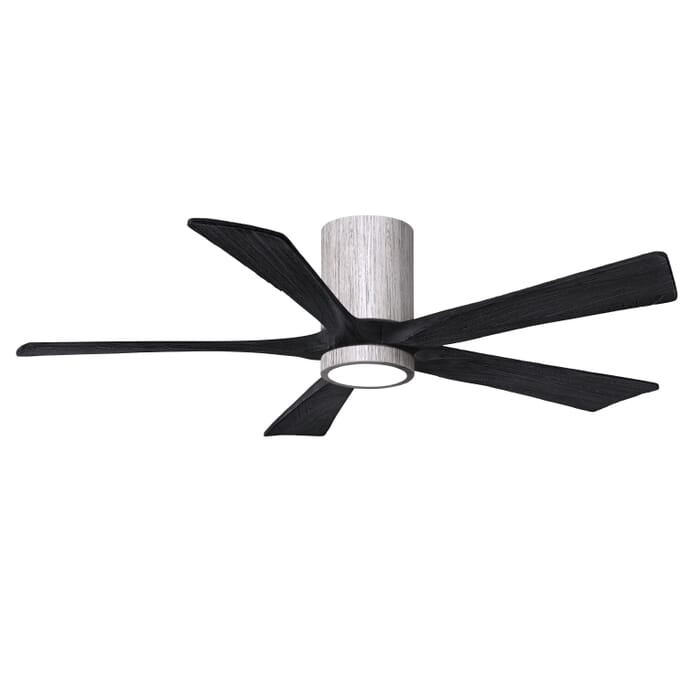 Irene 6-Speed DC 52" Ceiling Fan with Integrated Light Kit in Barnwood Tone with Matte Black blades Irene 6-Speed DC 52" Ceiling Fan with Integrated Light Kit in Barnwood Tone with Matte Black blades