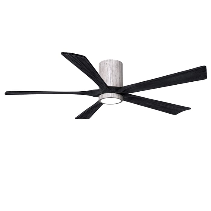 Irene 6-Speed DC 60" Ceiling Fan with Integrated Light Kit in Barnwood Tone with Matte Black blades Irene 6-Speed DC 60" Ceiling Fan with Integrated Light Kit in Barnwood Tone with Matte Black blades