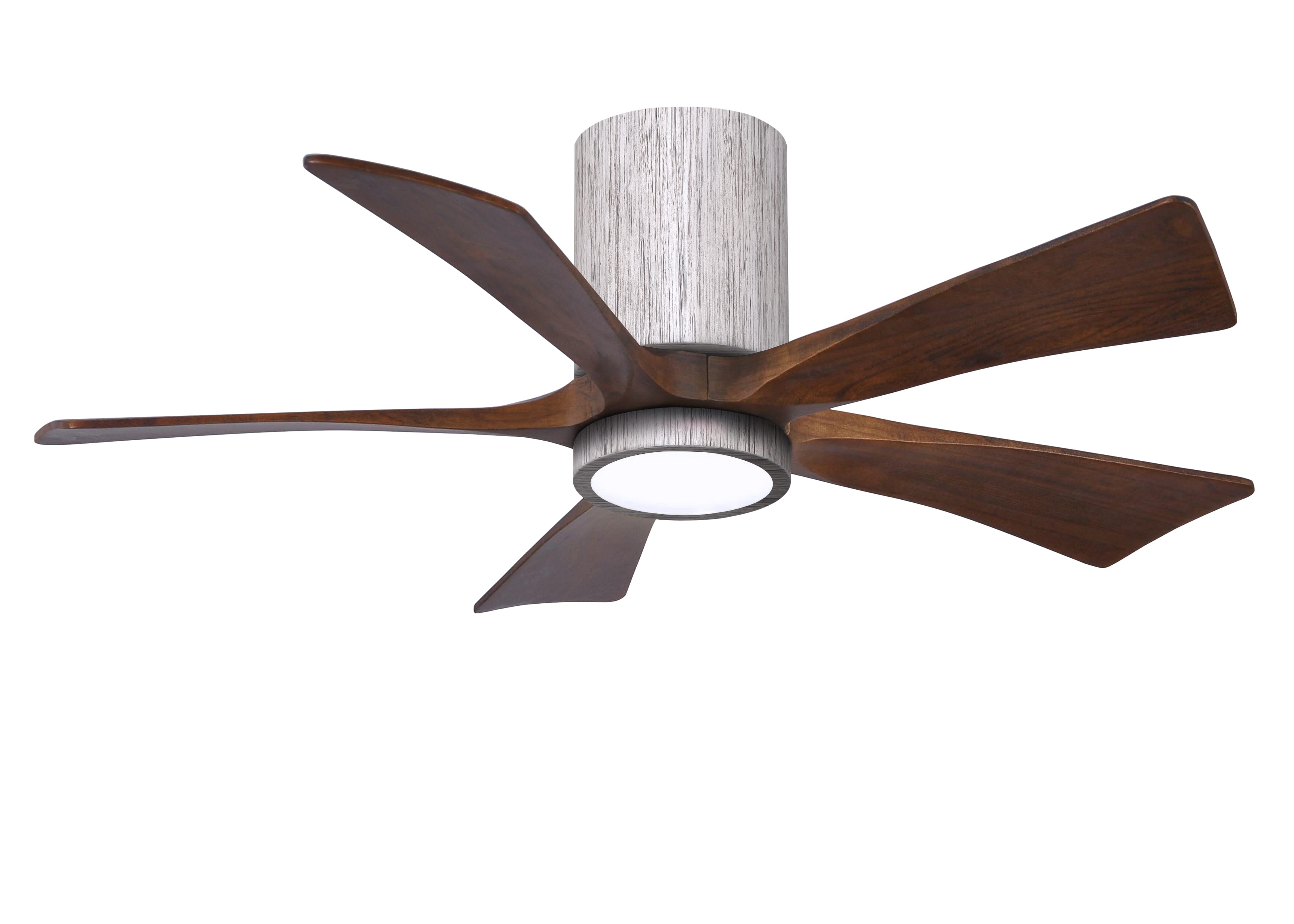 Irene 6-Speed DC 42" Ceiling Fan w/ Integrated Light Kit in Barnwood Tone with Walnut Tone blades