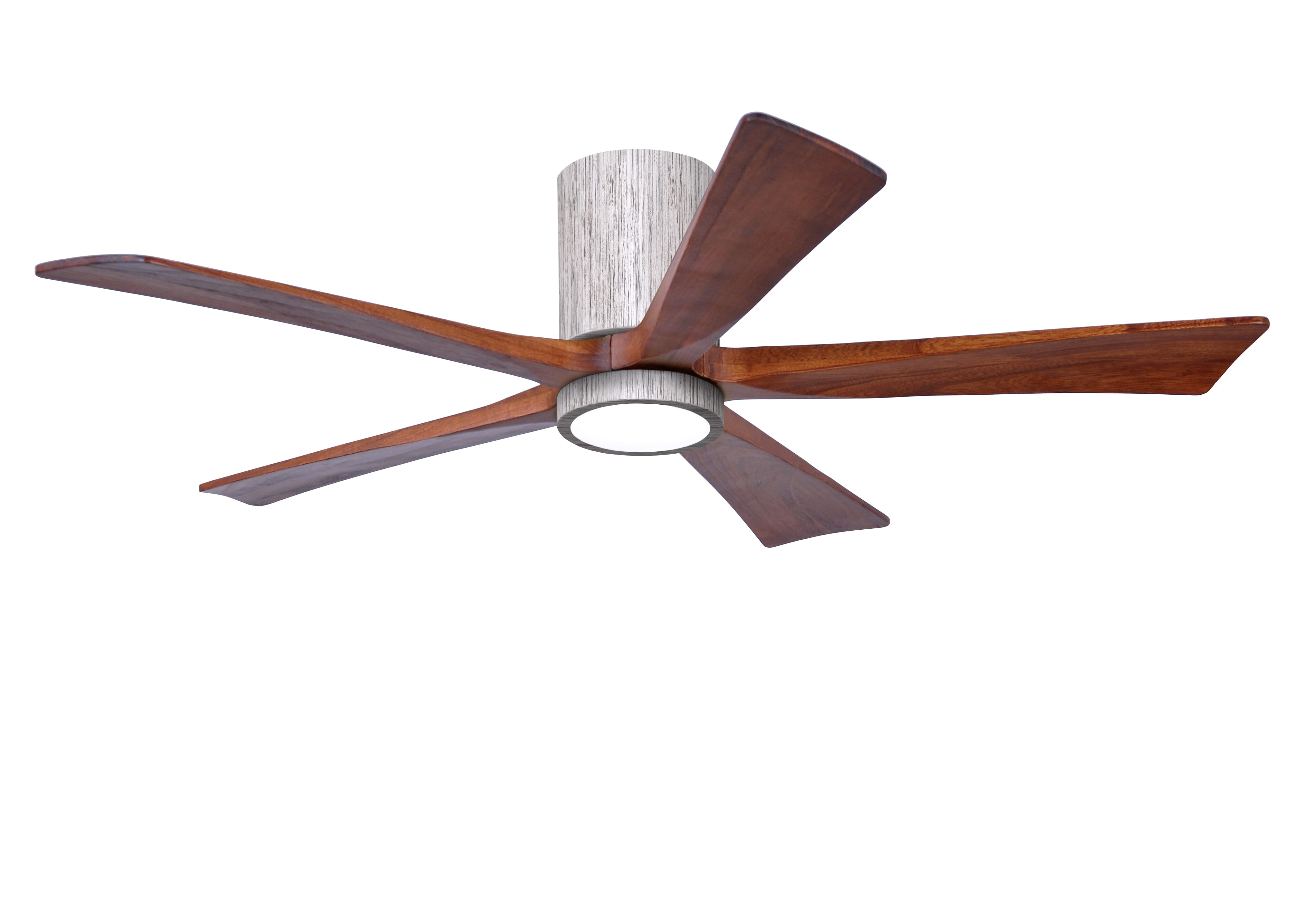 Irene 6-Speed DC 52" Ceiling Fan w/ Integrated Light Kit in Barnwood Tone with Walnut Tone blades