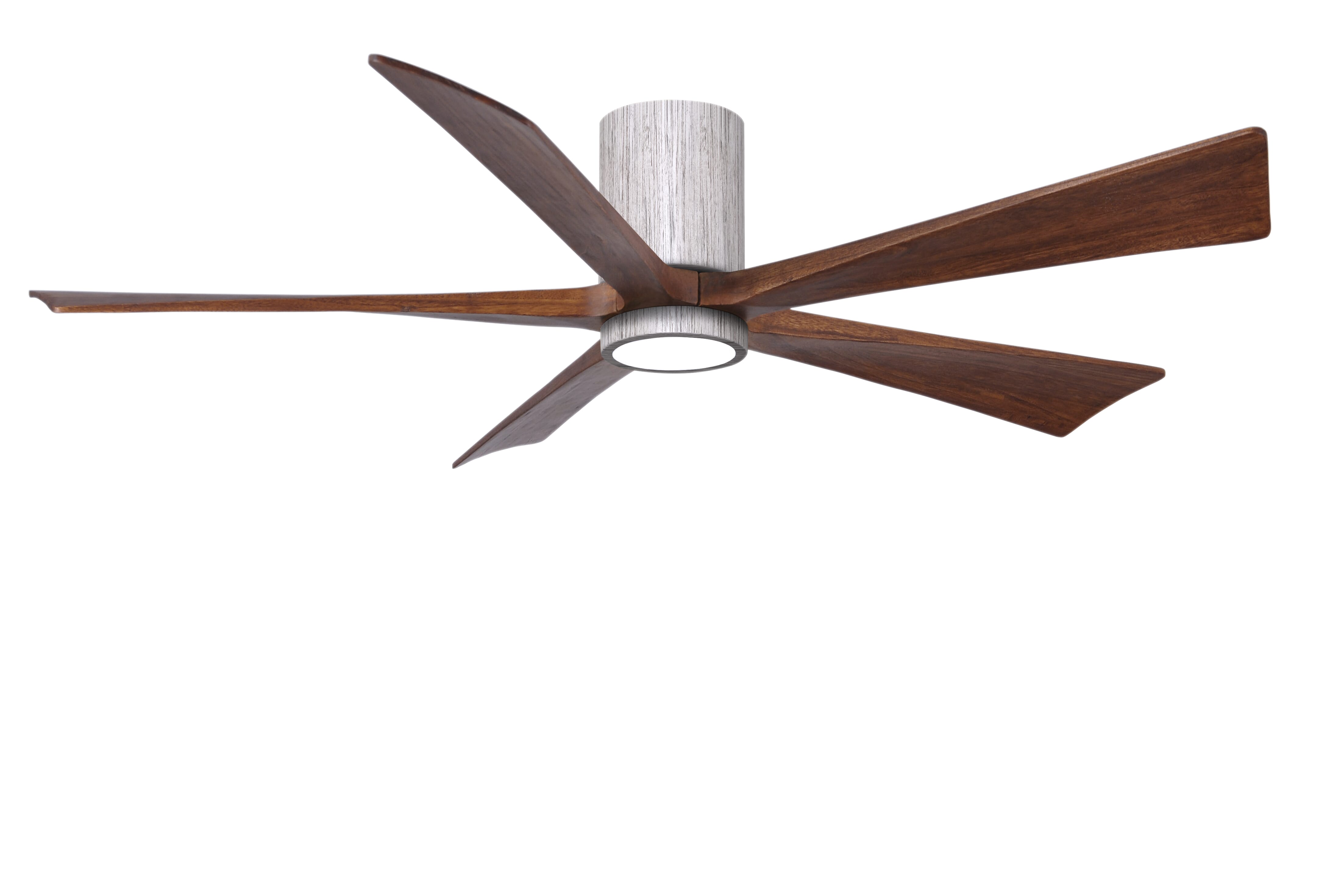 Irene 6-Speed DC 60" Ceiling Fan w/ Integrated Light Kit in Barnwood Tone with Walnut Tone blades