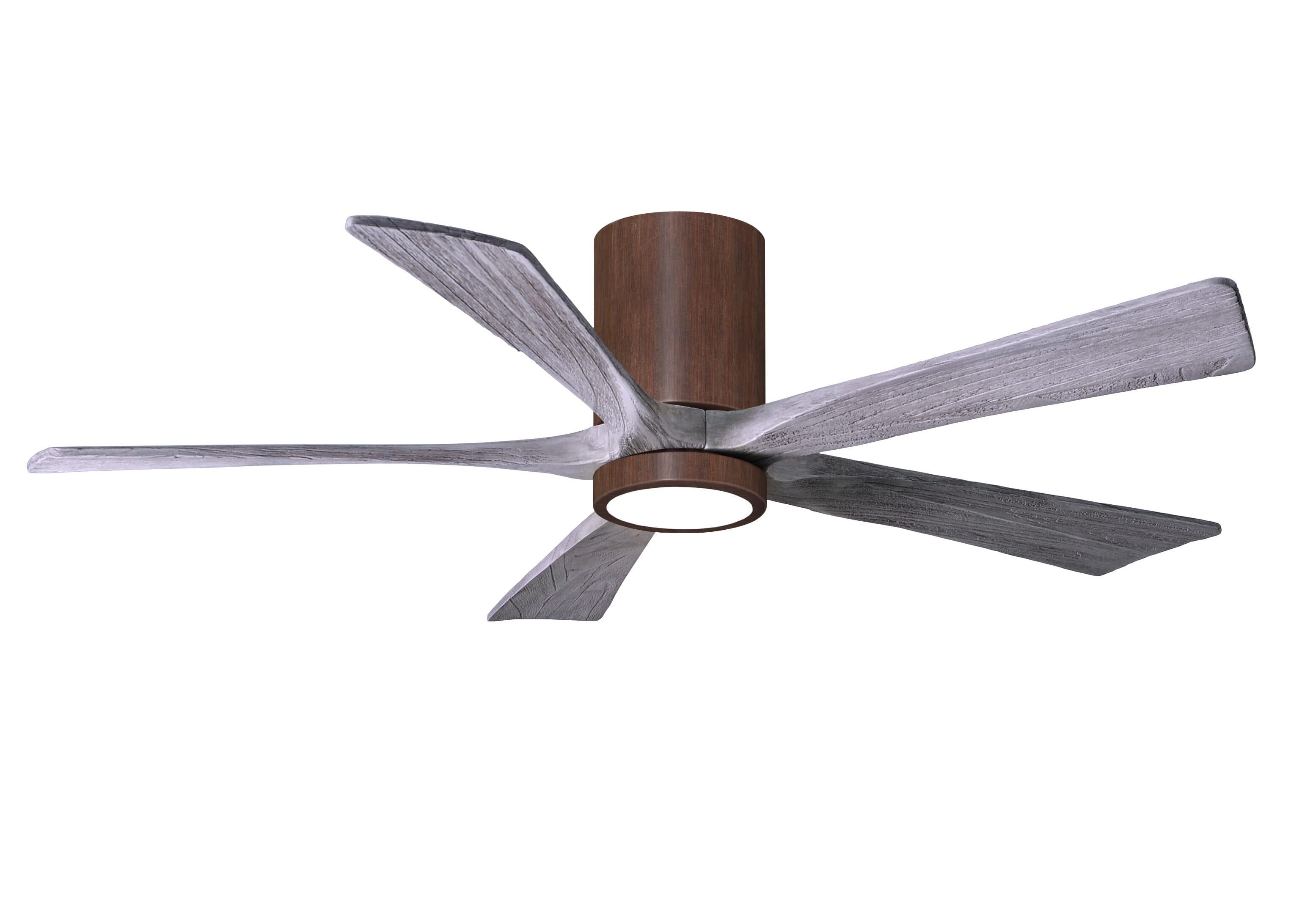 Irene 6-Speed DC 52" Ceiling Fan w/ Integrated Light Kit in Walnut Tone with Barnwood Tone blades