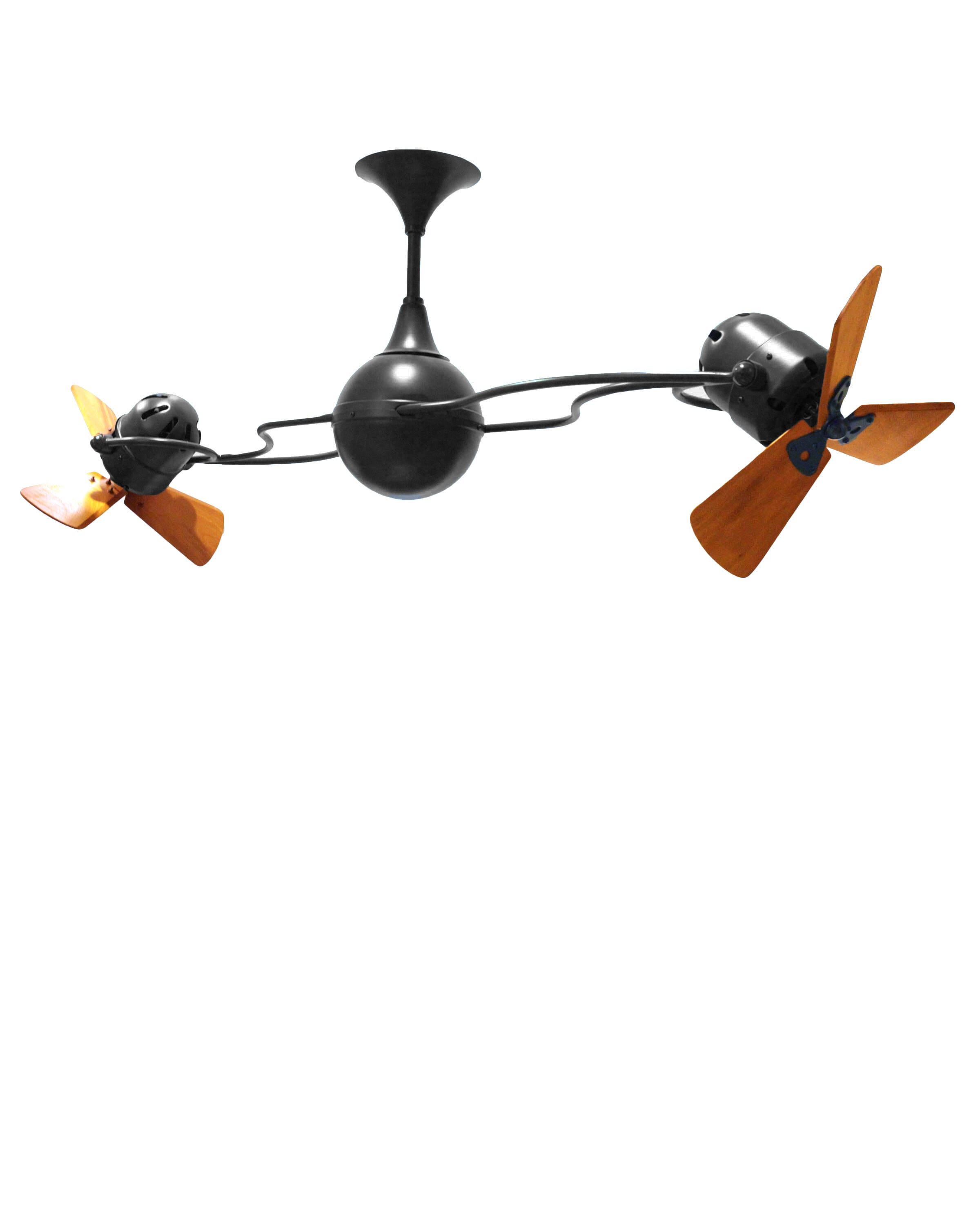 Matthews Italo Ventania 62" Indoor Ceiling Fan in Matte Black